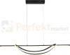 Nowoczesna lampa wisząca LED czarna AMBAR 35W 4000K Milagro perfektmarket.webp