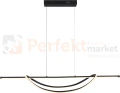 Nowoczesna lampa wisząca LED czarna AMBAR 35W 4000K Milagro perfektmarket.webp