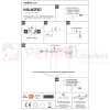 Nowoczesna lampa wisząca LED czarna AMBAR 35W 4000K Milagro perfektmarket (6).webp