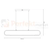 Nowoczesna lampa wisząca LED ramka czarna FRAME 42W 4000K Milagro perfektmarket (1).webp