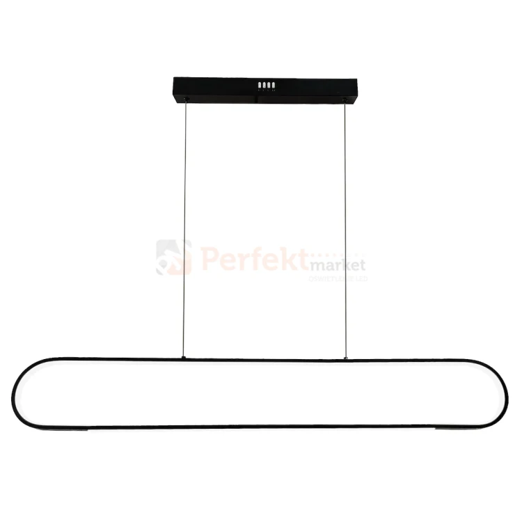 Nowoczesna lampa wisząca LED ramka czarna FRAME 42W 4000K Milagro perfektmarket (2).webp
