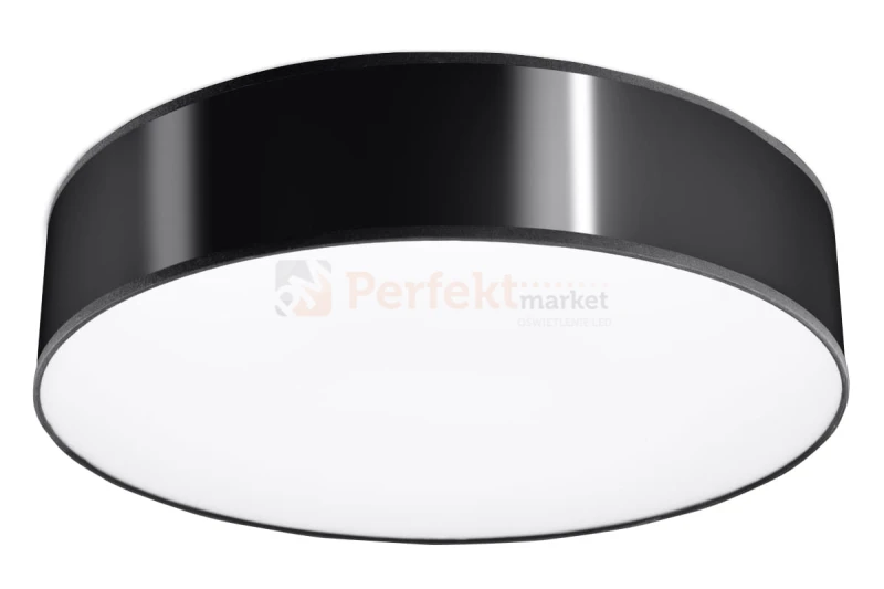 nowoczesna minimalizm perfektmarket design lampa sufitowa plafon LED arena 45 czarny size.jpg