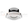 Oprawa sufitowa LED wpuszczana punktowa IP65 Mallorca regulowana 38° 12W 3000K biała perfektmarket 3.webp
