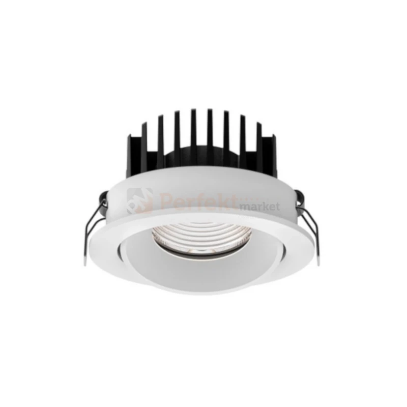 Oprawa sufitowa LED wpuszczana punktowa IP65 Mallorca regulowana 38° 12W 3000K biała perfektmarket 2.webp