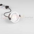 Oprawa sufitowa LED wpuszczana punktowa IP65 Mallorca regulowana 38° 12W 3000K biała perfektmarket 6.webp