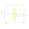 Oprawa sufitowa LED wpuszczana punktowa IP65 Mallorca regulowana 38° 12W 3000K biała perfektmarket 7.webp