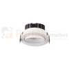 Oprawa sufitowa LED wpuszczana punktowa IP65 Mallorca regulowana 38° 12W 3000K biała perfektmarket.webp