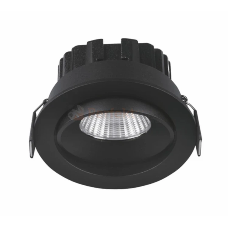 Oprawa sufitowa LED wpuszczana punktowa IP65 Mallorca regulowana 38° 12W 3000K czarna perfektmarket 5.webp