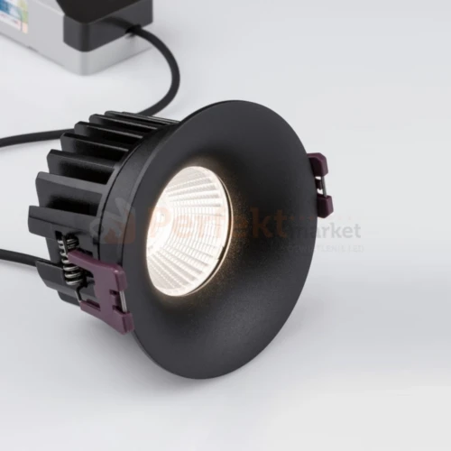Oprawa sufitowa LED wpuszczana punktowa IP65 Mallorca 38° 12W 3000K czarna perfektmarket 1.webp