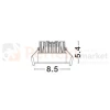 Oprawa sufitowa LED wpuszczana punktowa IP65 Mallorca 38° 12W 3000K czarna perfektmarket 2.webp