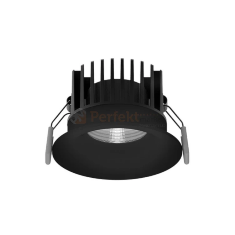 Oprawa sufitowa LED wpuszczana punktowa IP65 Mallorca 38° 12W 3000K czarna perfektmarket 4.webp