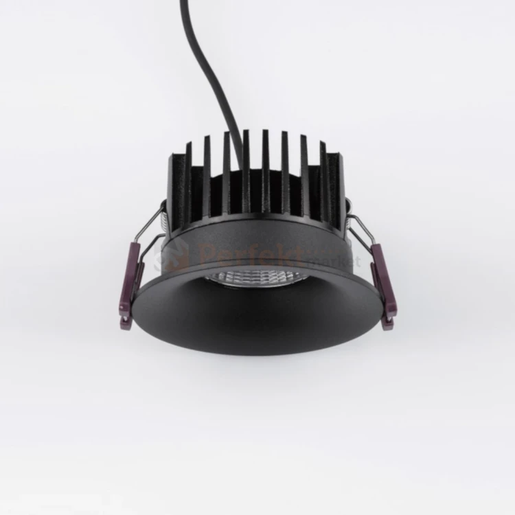 Oprawa sufitowa LED wpuszczana punktowa IP65 Mallorca 38° 12W 3000K czarna perfektmarket 7.webp