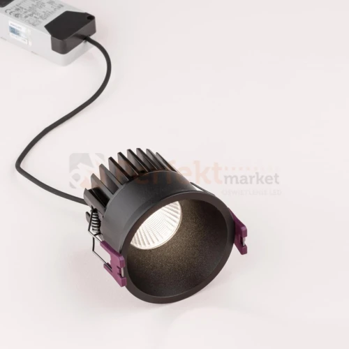 Oprawa sufitowa LED wpuszczana punktowa IP65 Mallorca BLADE Nova Luce 38° 12W 3000K czarna perfektmarket 1.webp