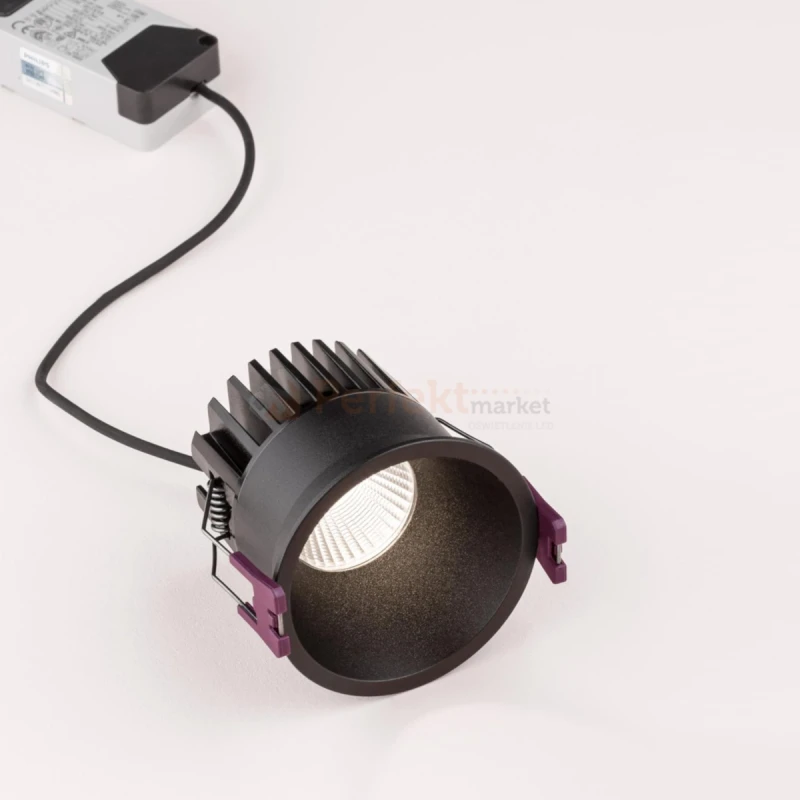 Oprawa sufitowa LED wpuszczana punktowa IP65 Mallorca BLADE Nova Luce 38° 12W 3000K czarna perfektmarket 6.webp