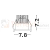 Oprawa sufitowa LED wpuszczana punktowa IP65 Mallorca BLADE Nova Luce 38° 12W 3000K czarna perfektmarket 2.webp