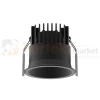 Oprawa sufitowa LED wpuszczana punktowa IP65 Mallorca BLADE Nova Luce 38° 12W 3000K czarna perfektmarket 3.webp