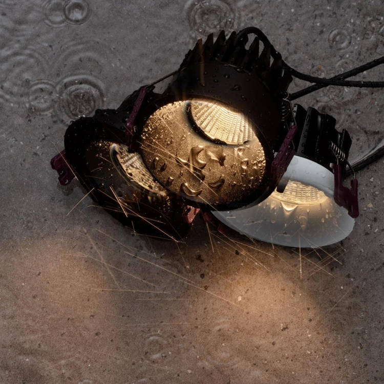 Oprawa sufitowa LED wpuszczana punktowa IP65 Mallorca BLADE Nova Luce 38° 12W 3000K czarna perfektmarket 4.webp