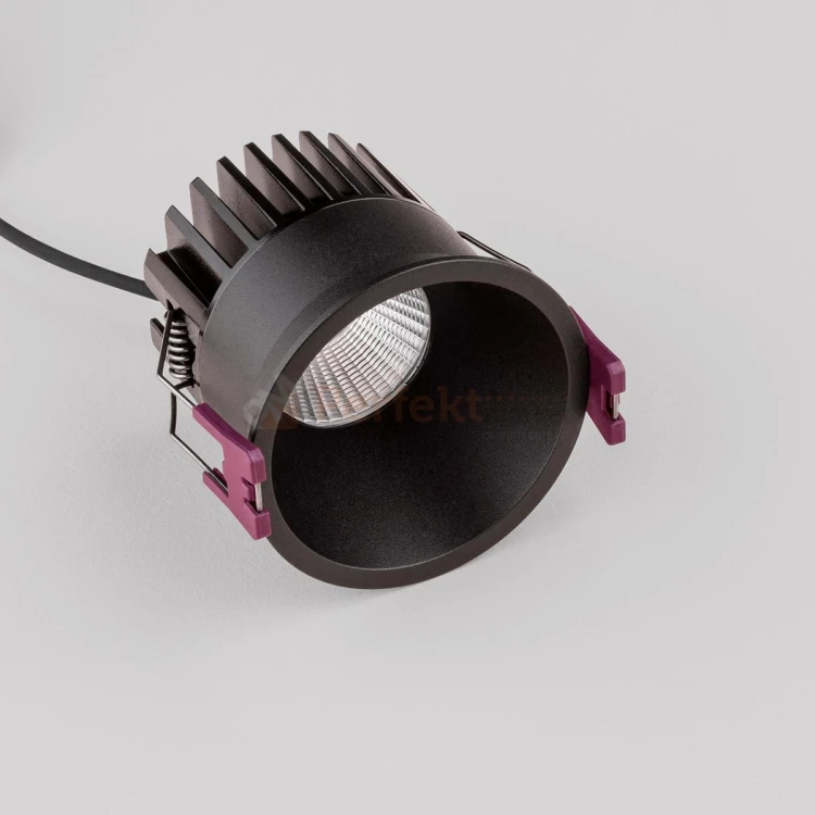 Oprawa sufitowa LED wpuszczana punktowa IP65 Mallorca BLADE Nova Luce 38° 12W 3000K czarna perfektmarket 5.webp