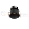 Oprawa sufitowa LED wpuszczana punktowa IP65 Mallorca BLADE Nova Luce 38° 12W 3000K czarna perfektmarket.webp