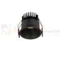 Oprawa sufitowa LED wpuszczana punktowa IP65 Mallorca BLADE Nova Luce 38° 12W 3000K czarna perfektmarket.webp