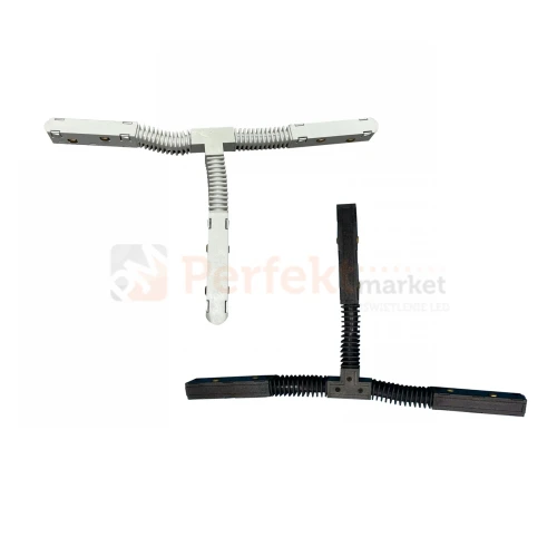 system shift łącznik elektryczny elastyczny T biały czarny 3 stronny perfektmarket.webp