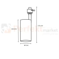 oprawa 1F DUCTUS wymiary perfektmarket.webp