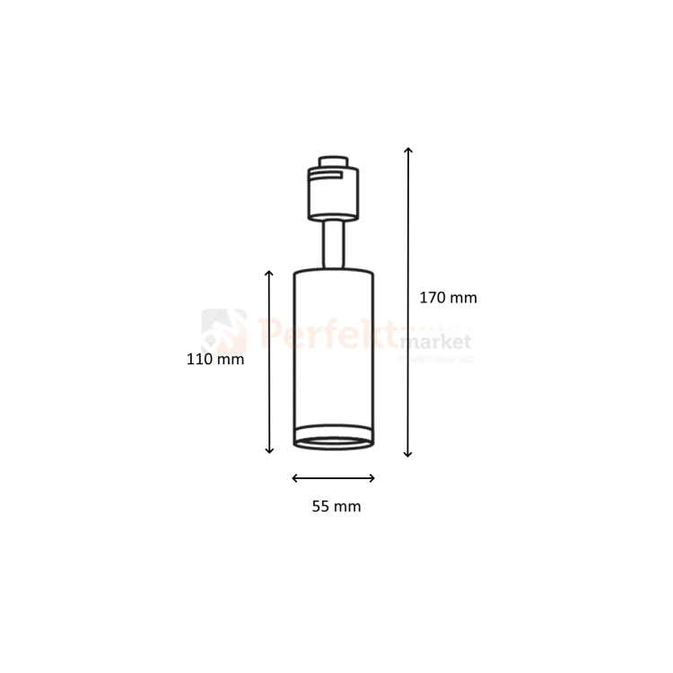 oprawa 1F LUMINUS wymiary perfektmarket.webp