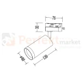 Milagro oprawa na szynoprzewód 1F MICA TRACK 1F HQ 1xGU10 ML2092 czarno złota_.webp