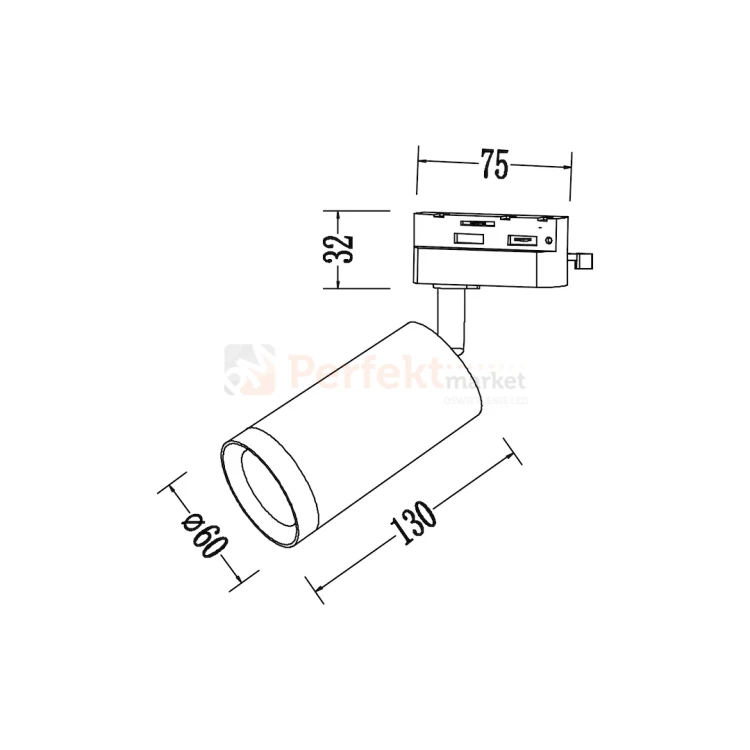 Milagro oprawa na szynoprzewód 1F MICA TRACK 1F HQ 1xGU10 ML2092 czarno złota_.webp