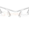 Zestaw oświetlenia szynowego 1F MICA TRACK biały chrom 6 reflektorów 2m szyna perfektmarket (1).webp