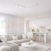 Zestaw oświetlenia szynowego 1F MICA TRACK biały chrom 6 reflektorów 2m szyna perfektmarket (7).webp