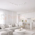 Zestaw oświetlenia szynowego 1F MICA TRACK biały chrom 6 reflektorów 2m szyna perfektmarket (7).webp