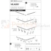 Zestaw oświetlenia szynowego 1F MICA TRACK  6 reflektorów 2m szyna perfektmarket montaż L.webp