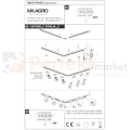 Zestaw oświetlenia szynowego 1F MICA TRACK  6 reflektorów 2m szyna perfektmarket montaż L.webp