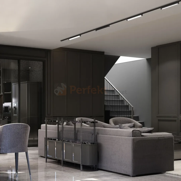 Oprawa na szynoprzewód liniowa OTIS LED 4000K 21W TRACK 1F HQ czarna perfektmarket (5).webp