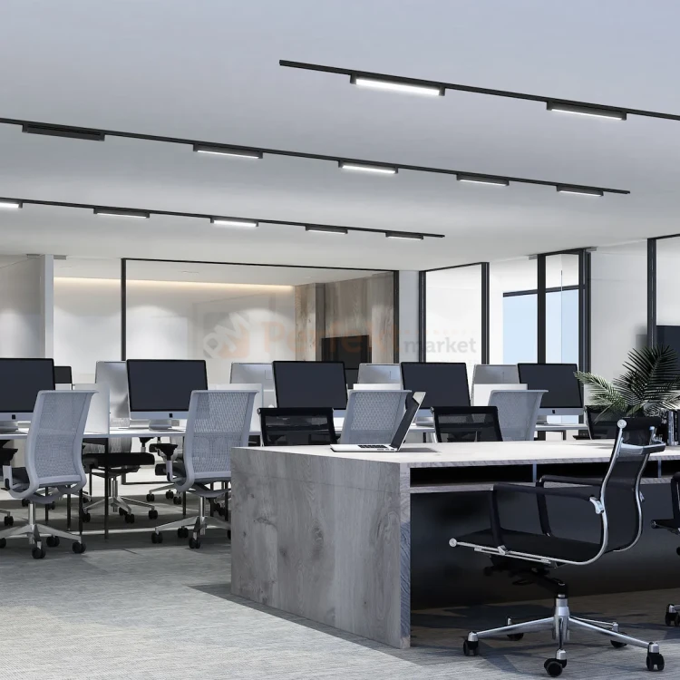Oprawa na szynoprzewód liniowa OTIS LED 4000K 21W TRACK 1F HQ czarna perfektmarket (3).webp