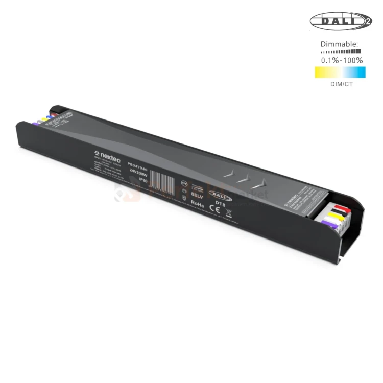 Zasilacz DALI-2 3in1 CCT PWM 1-10V PUSH DT8 24V 200W perfektmarket dali.webp