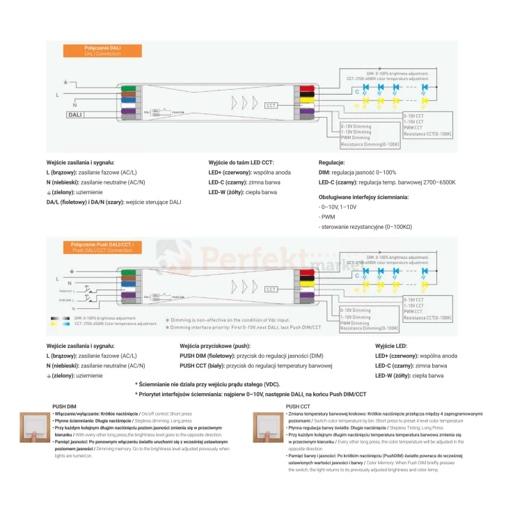 Zasilacz DALI-2 3in1 CCT PWM 1-10V PUSH DT8 24V 100W perfektmarket (instrukcja).webp