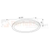plafon LED LUVIO IP54 CCT 9w1 12W wymiary biały.webp
