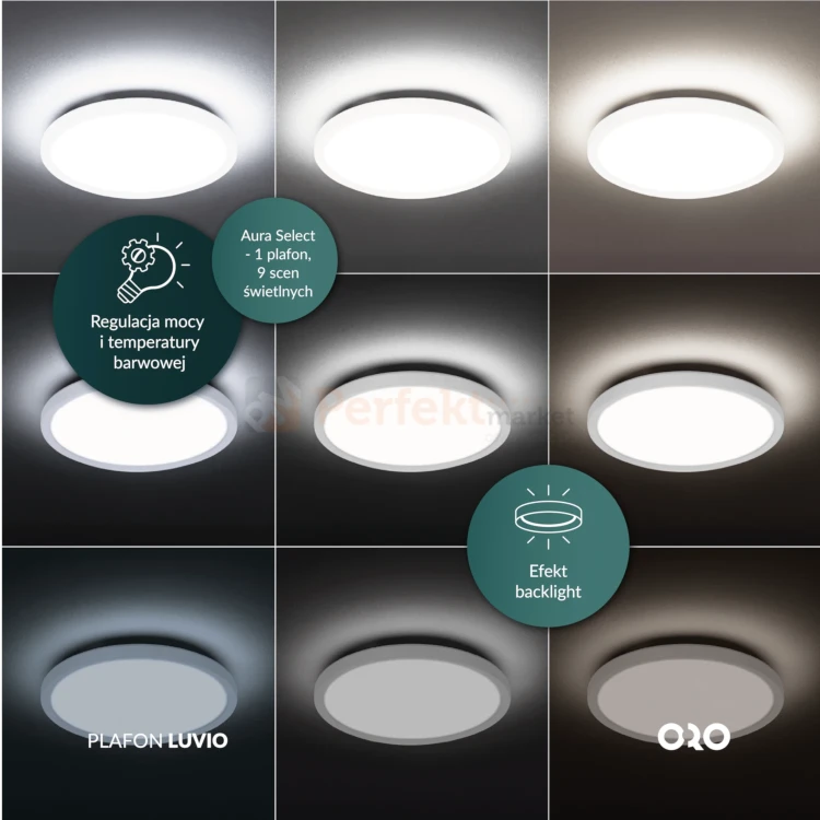 plafon LED LUVIO IP54 CCT 9w1 marketing biały.webp