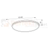 plafon LED LUVIO IP54 CCT 9w1 24W wymiary biały.webp