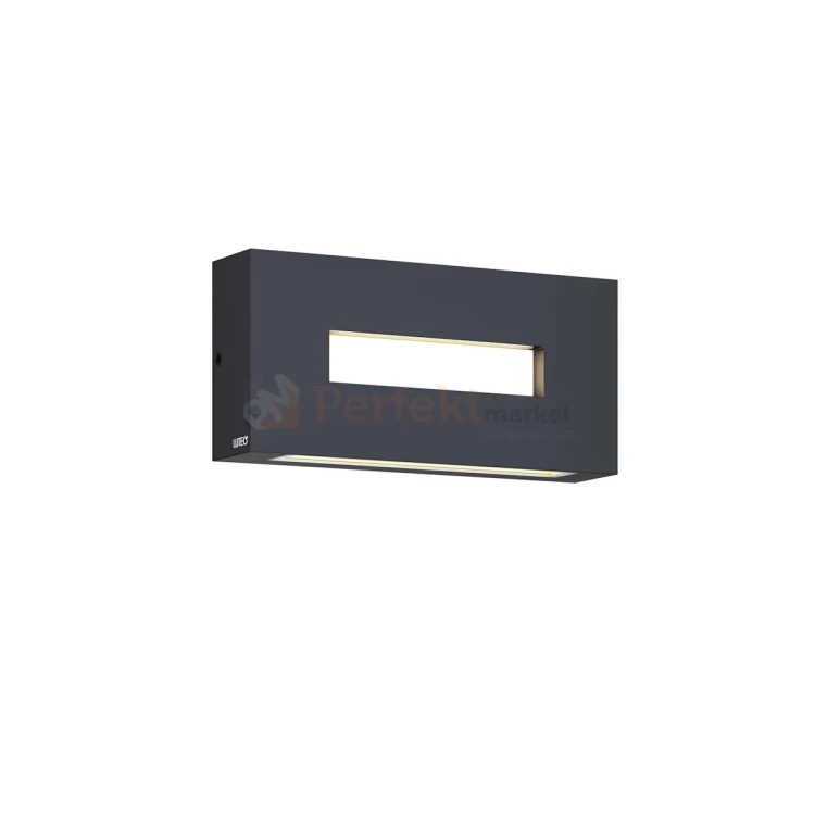 Arteo kinkiet ścienny zewnętrzny ciemny szary LED CCT IP65 Lutec perfektmarket 1.webp