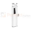 Arteo lampa stojąca słupek ciemny szary LED CCT IP65 Lutec perfektmarket 1.webp