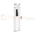 Arteo lampa stojąca słupek ciemny szary LED CCT IP65 Lutec perfektmarket 1.webp