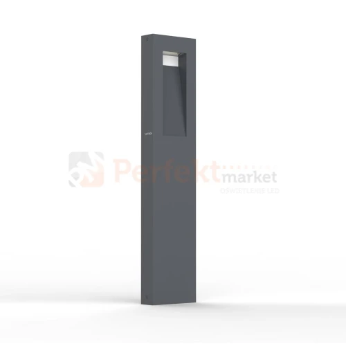 Arteo lampa stojąca słupek ciemny szary LED CCT IP65 Lutec perfektmarket.webp