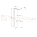 kinkiet regulowany zewnetrzny led fari 3000K LITEC perfektmarket 6.webp