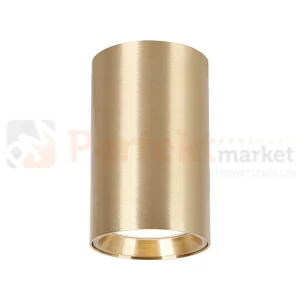 Tuba sufitowa spot GENESIS GOLD 1xGU10 minimalistyczna złota 10cm Milagro