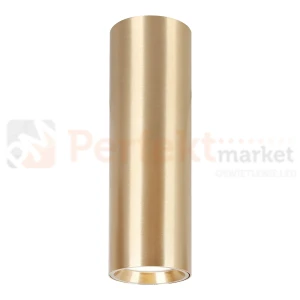 Tuba sufitowa spot GENESIS GOLD 1xGU10 minimalistyczna złota 20cm Milagro