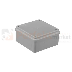 Puszka uniwersalna bez dławików 100x100x50 szara IP65 S-BOX 116