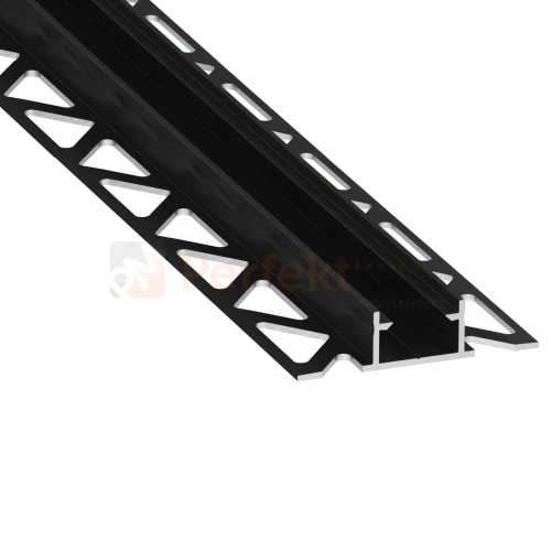 profil aluminiowy led pod płyti NIPO czarny lakierowany perfektmarket.webp